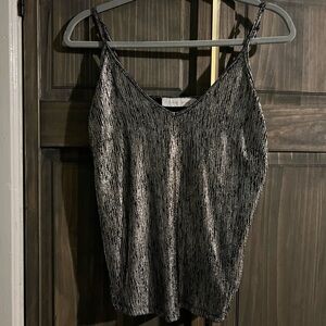 Gold and black camisole